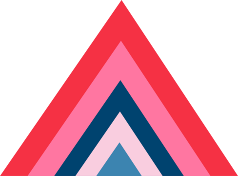 Abstract geometric shape, modern geometric element. Trendy minimalist basic figure,vector graphic design. Pink color.