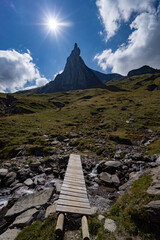 Schwarzer Schopf Berner Oberland Sommer Wanderung Lobhörner, Sulwald 