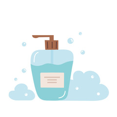 Obraz premium Liquid soap for disinfection of hands