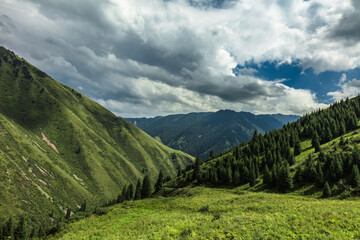 landscape with clouds
