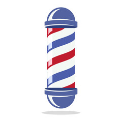 barber pole icon design vector template