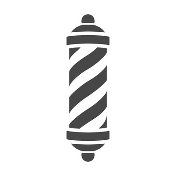 barber pole icon design vector template