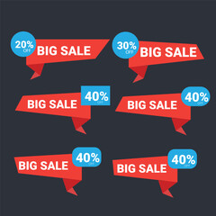 sale banner vector template