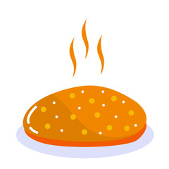 pie of cartoon fast food icon