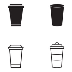 cup icon vector