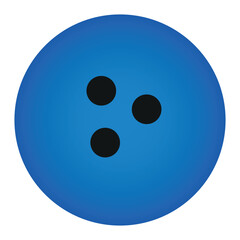 Sports Bowling Ball Illustration