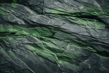 Emerald Green Stone Layers