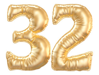 Golden Balloon Number 32