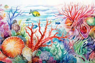 Obraz na płótnie Canvas Sealife background