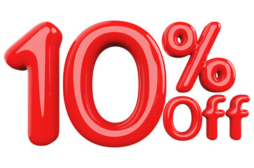 Discount 100 Percent Off - 3d Number Red Sale