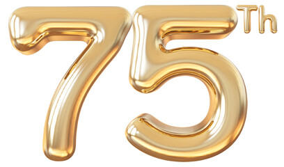 76 th anniversary - gold number anniversary