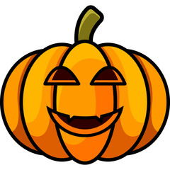 Halloween Pumpkin Illustration