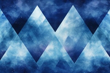 Abstract blue shapes background