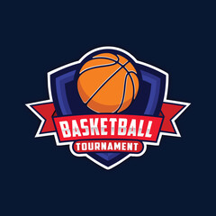Basketball logo template