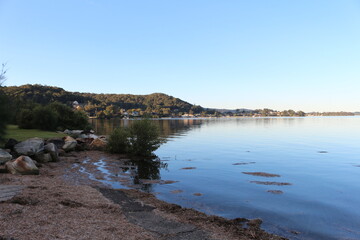 Obraz premium Dusk scenes on the bay