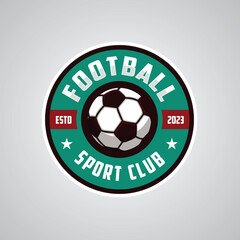 Football logo template