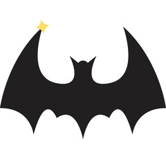 silhauette bat 