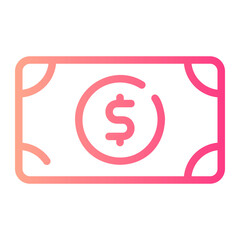 money gradient icon