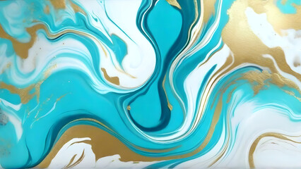 Abstract background marble ink painting, swirls of marble, painted with the addition of gold powder