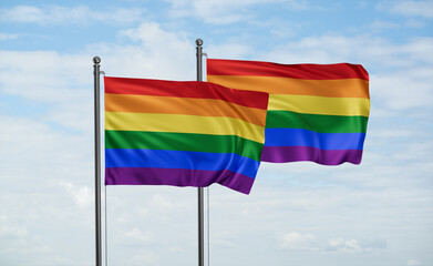 Gay Pride and LGBT movement flag also Gay Pride flag