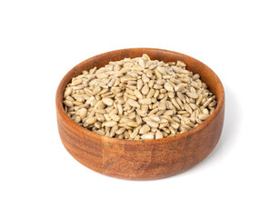 Peeled Sunflower Seeds Isolated, Raw Sunflower Kernels Group, Sun Flower Grains, Peeled Sunflower Seeds
