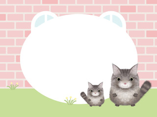 メインクーンのフレーム