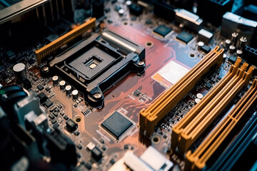 electronic circuit board. 