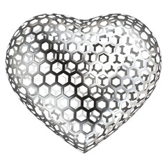 3d love rendering - 3d heart