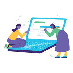 Website Development  Programming Illustrations