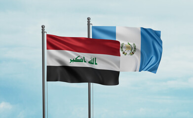 Guatemala and Iraq flag