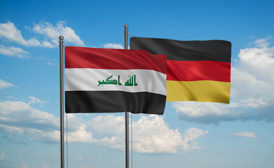 Germany and Iraq flag