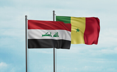 Senegal and Iraq flag