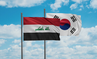 South Korea and Iraq flag