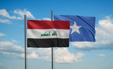 Somalia and Iraq flag