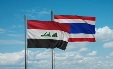 Thailand and Iraq flag
