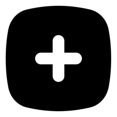 Bag Glyph style icon vector design and illustration template