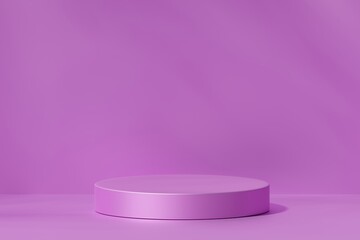 3D rendering of an empty podium