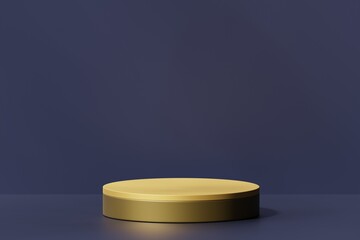 3D rendering of an empty podium