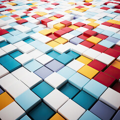 abstract background with cubes