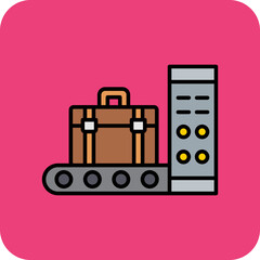 Luggage scan Icon