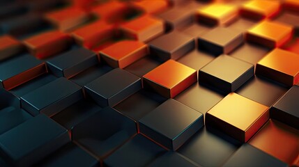 Obraz premium modern symmetrical hexagon arrangement with gradient color for wallpaper or background