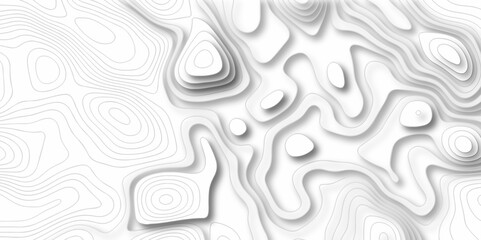 Background lines Topographic map. Geographic mountain relief. Abstract lines background. Contour maps. Vector illustration, Topo contour map on white background, Topographic contour lines.