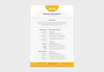 Clean Resume Layout