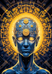 Obraz premium Science fiction portrait