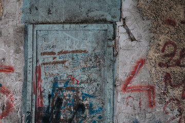 Naklejka premium Abandoned street in Budapest, Hős street