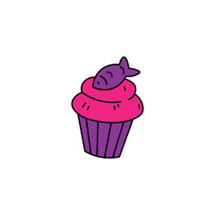 cupcake illustration