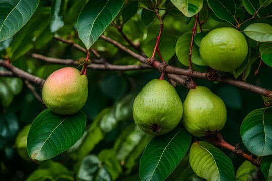 guava tree in summer
