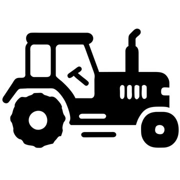 isolated tractor icon pictogram