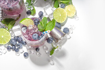 Blueberry iced lemonade