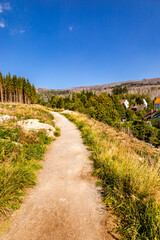 Obraz premium Spätsommerwanderung durch den Nationalpark Harz rund um Schierke - Sachsen-Anhalt - Deutschland